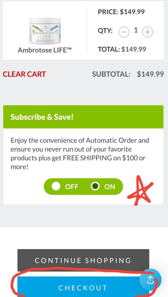 Select Automatic Order to Save